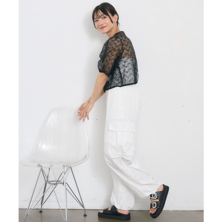 オーガンジー半袖BL | RETRO GIRL | 詳細画像14 