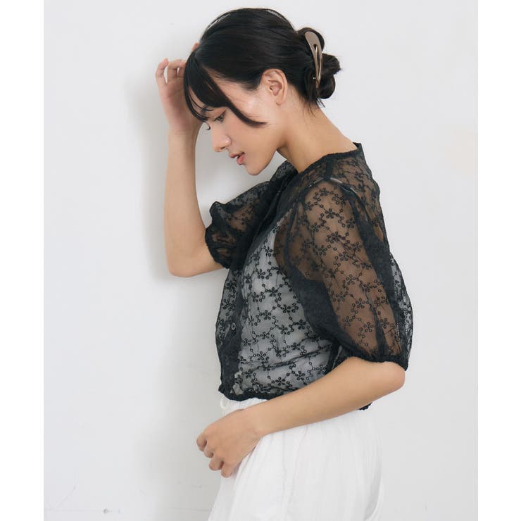 オーガンジー半袖BL | RETRO GIRL | 詳細画像18 
