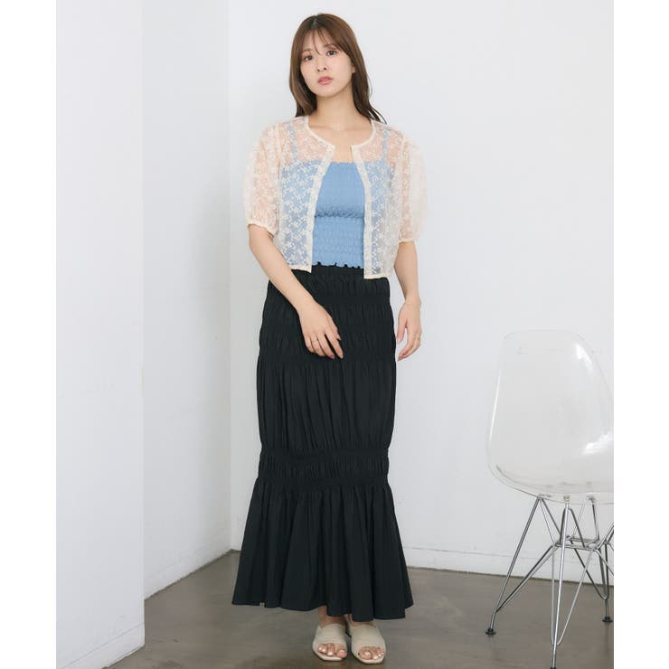 オーガンジー半袖BL | RETRO GIRL | 詳細画像2 