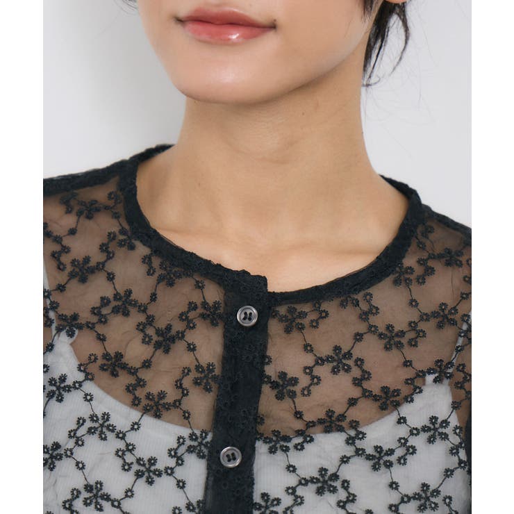 オーガンジー半袖BL | RETRO GIRL | 詳細画像20 