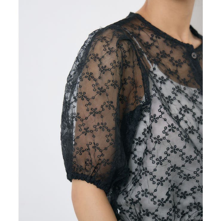 オーガンジー半袖BL | RETRO GIRL | 詳細画像21 