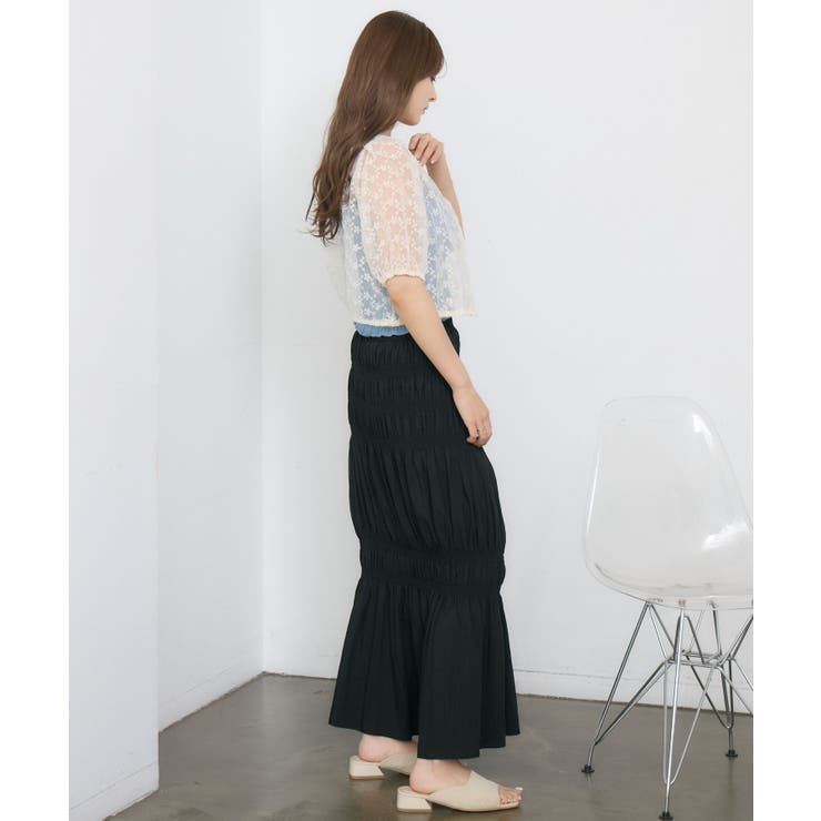 オーガンジー半袖BL | RETRO GIRL | 詳細画像3 