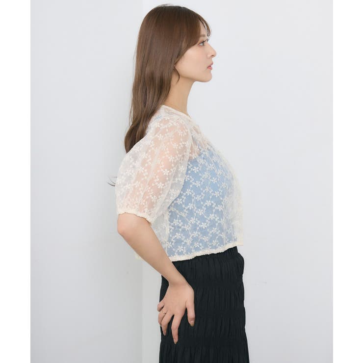 オーガンジー半袖BL | RETRO GIRL | 詳細画像7 