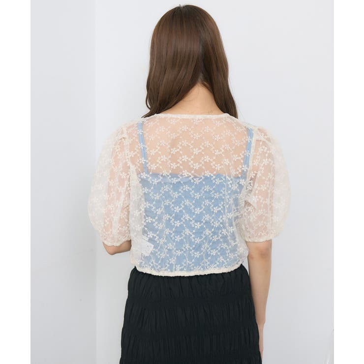 オーガンジー半袖BL | RETRO GIRL | 詳細画像9 