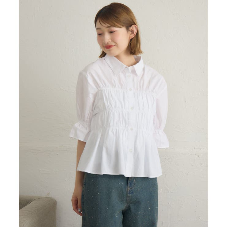 WHT2 | ギャザーSH | RETRO GIRL