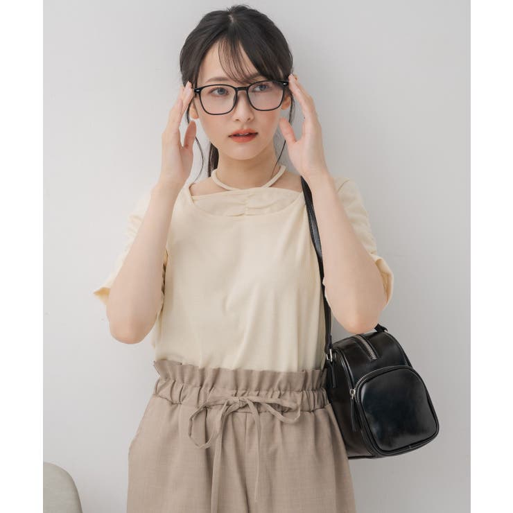 WHT4 | レイヤード風半袖CT | RETRO GIRL
