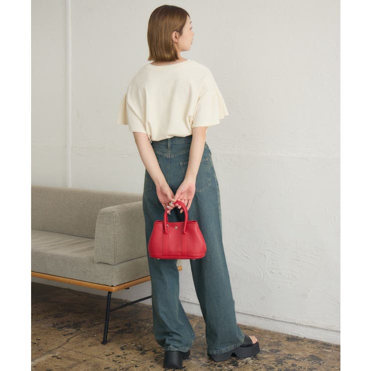 花プリント袖フリルTEE | RETRO GIRL | 詳細画像13 