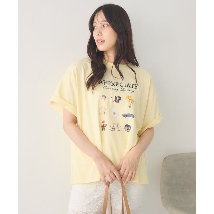 ランダムプリントBIGTEE | RETRO GIRL | 詳細画像6 