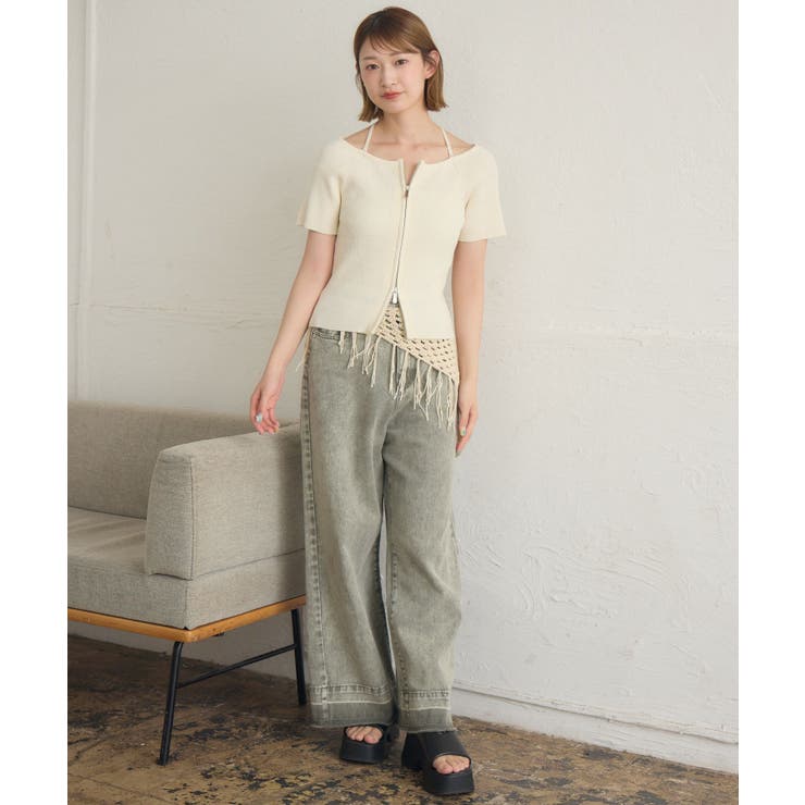 ホルターWZIPカーデ | RETRO GIRL | 詳細画像11 