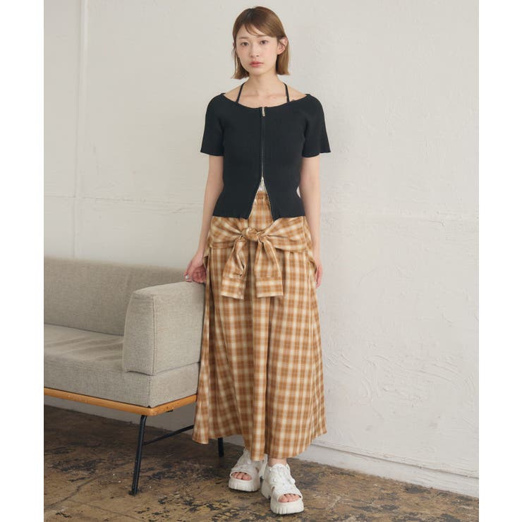 ホルターWZIPカーデ | RETRO GIRL | 詳細画像2 