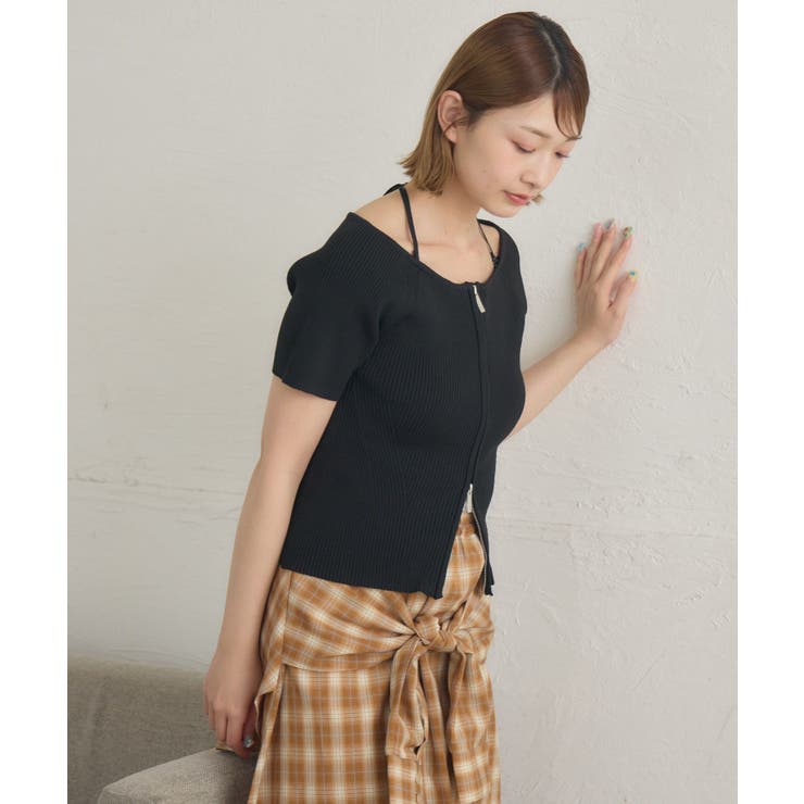 ホルターWZIPカーデ | RETRO GIRL | 詳細画像7 