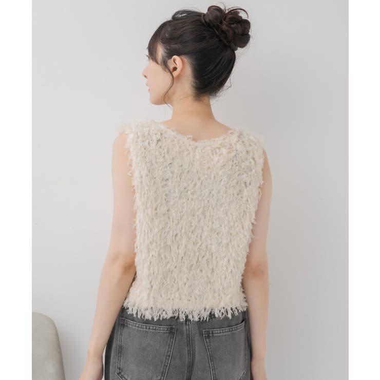 前釦フェザーベスト | RETRO GIRL | 詳細画像11 