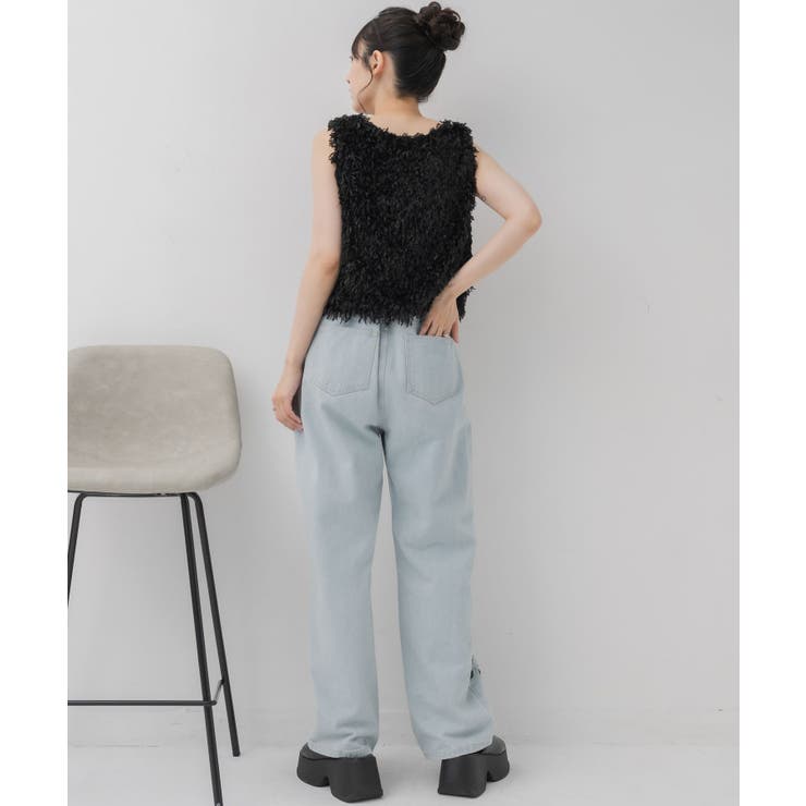 前釦フェザーベスト | RETRO GIRL | 詳細画像15 