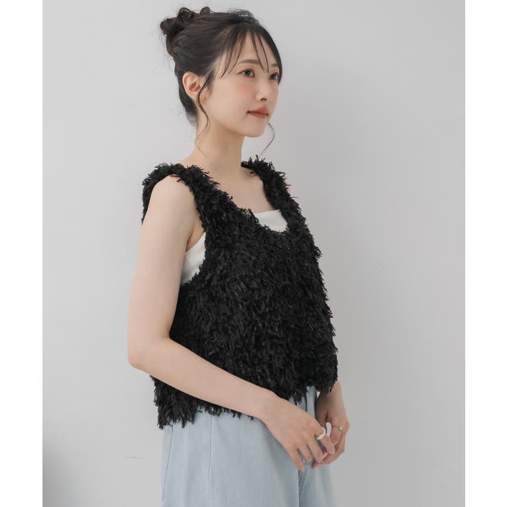 前釦フェザーベスト | RETRO GIRL | 詳細画像17 