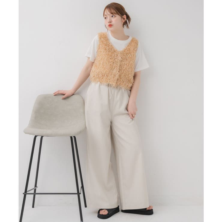 前釦フェザーベスト | RETRO GIRL | 詳細画像20 