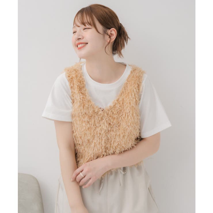 前釦フェザーベスト | RETRO GIRL | 詳細画像24 