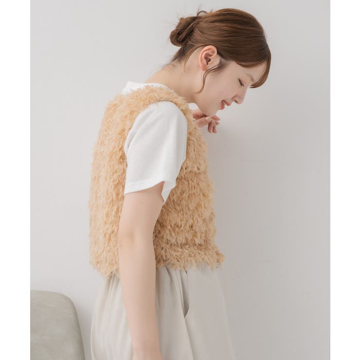 前釦フェザーベスト | RETRO GIRL | 詳細画像25 