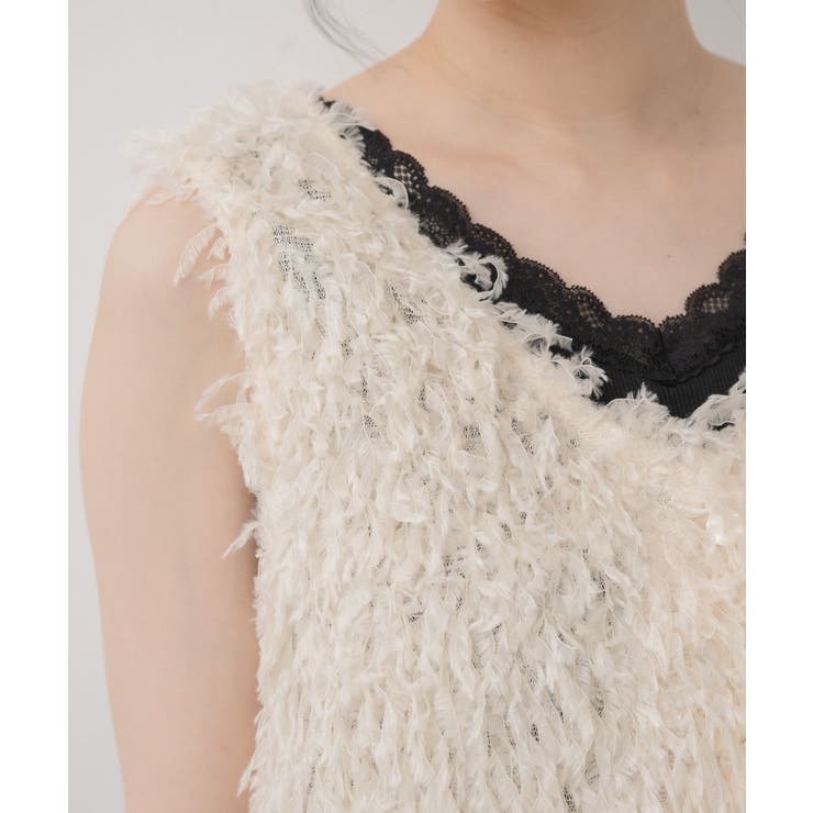 前釦フェザーベスト | RETRO GIRL | 詳細画像29 