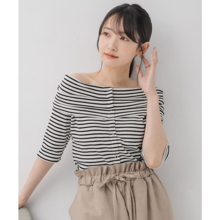ワッフル2wayオフショルCT | RETRO GIRL | 詳細画像6 