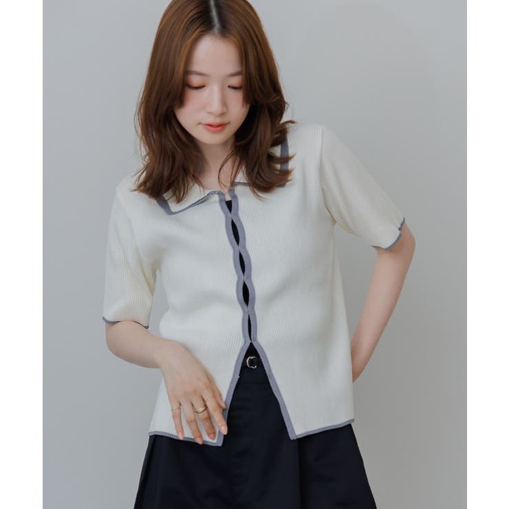 フロントホックニット | RETRO GIRL | 詳細画像1 