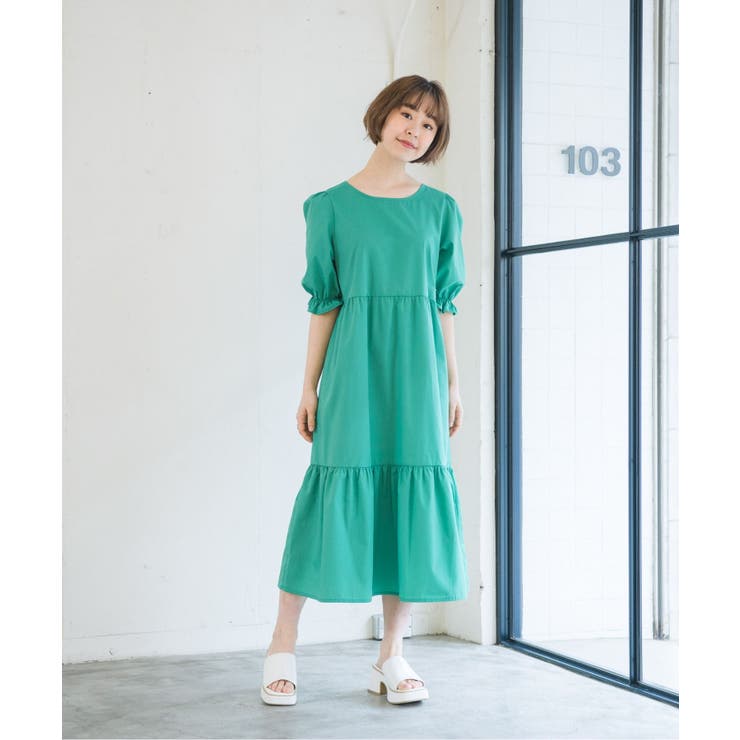 【vintage】クロシェワンピース【くすみカラー】 kw00764.jpg