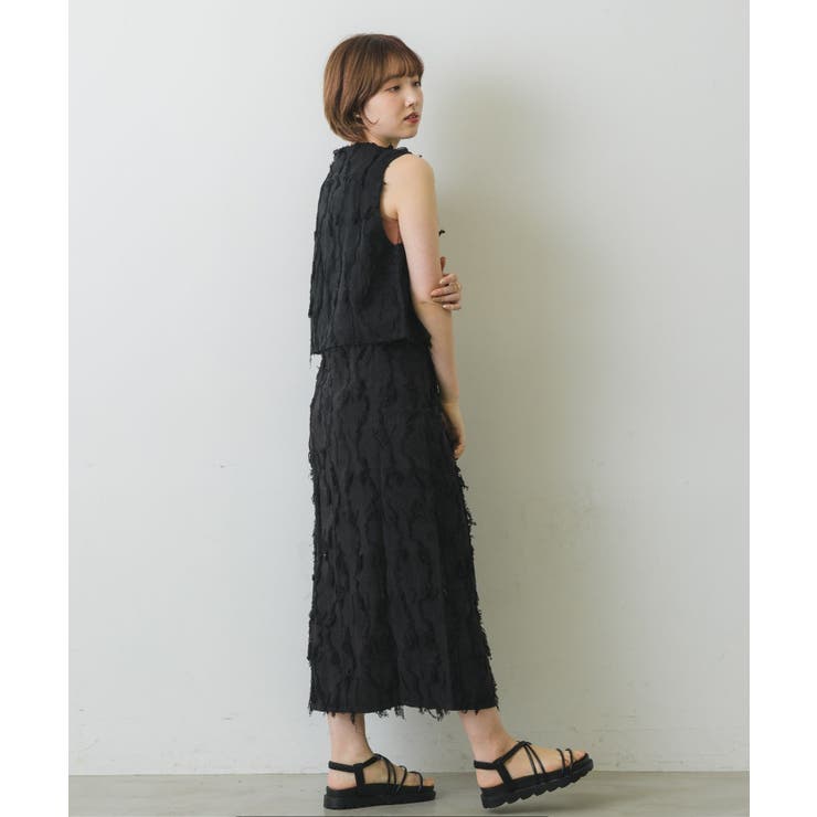 blank ジャガードベスト ジャガードクロップドベスト｜ベスト - etoll.