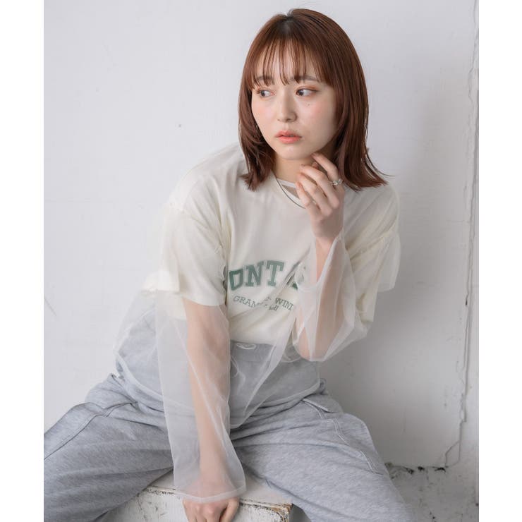 WHT2 | チュールTEESET | RETRO GIRL
