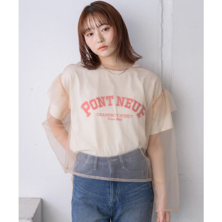 WHT4 | チュールTEESET | RETRO GIRL