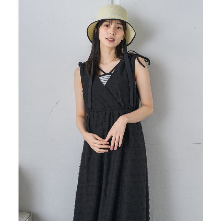 リボンギャザーノースリOP | RETRO GIRL | 詳細画像14 