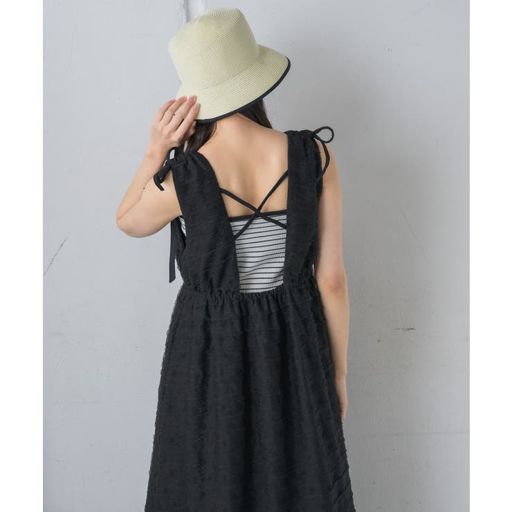 リボンギャザーノースリOP | RETRO GIRL | 詳細画像17 