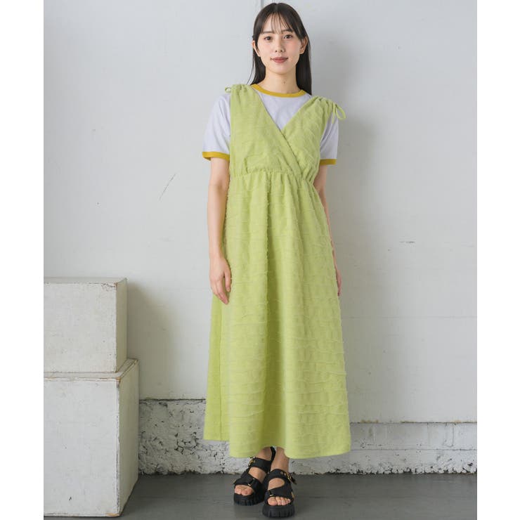 リボンギャザーノースリOP | RETRO GIRL | 詳細画像18 