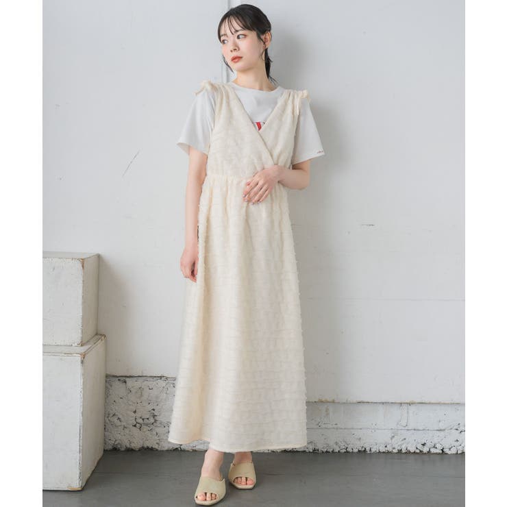 リボンギャザーノースリOP | RETRO GIRL | 詳細画像2 