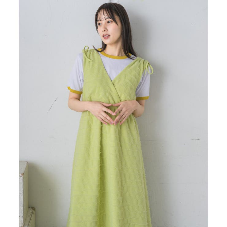 リボンギャザーノースリOP | RETRO GIRL | 詳細画像22 