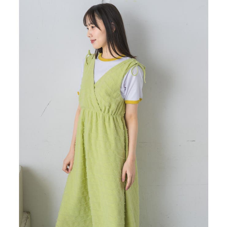 リボンギャザーノースリOP | RETRO GIRL | 詳細画像24 