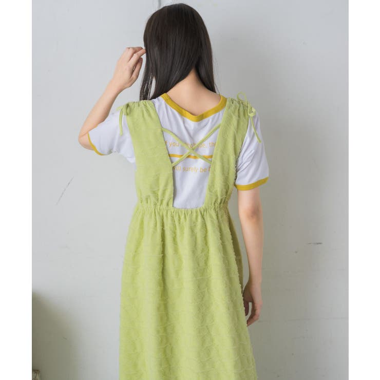 リボンギャザーノースリOP | RETRO GIRL | 詳細画像25 