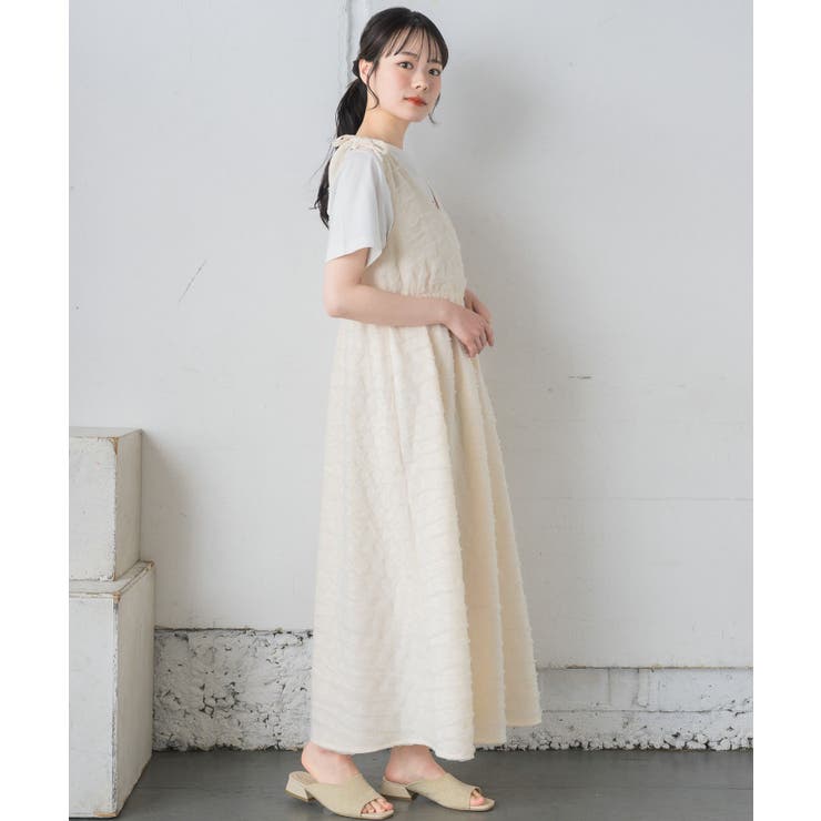 リボンギャザーノースリOP | RETRO GIRL | 詳細画像3 