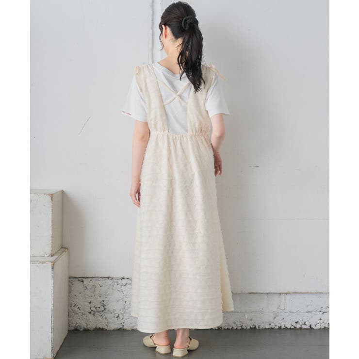 リボンギャザーノースリOP | RETRO GIRL | 詳細画像5 