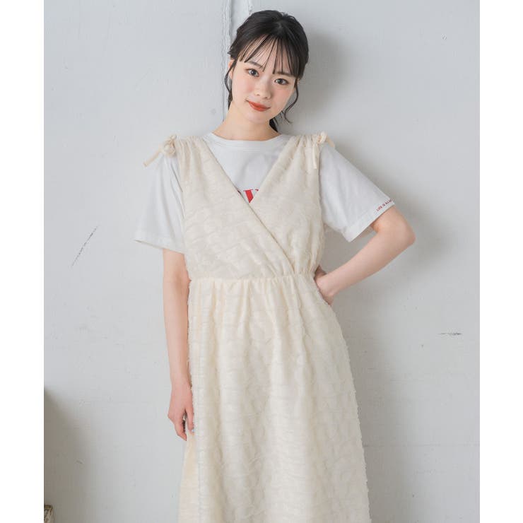 リボンギャザーノースリOP | RETRO GIRL | 詳細画像6 