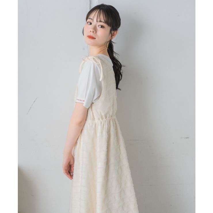 リボンギャザーノースリOP | RETRO GIRL | 詳細画像8 