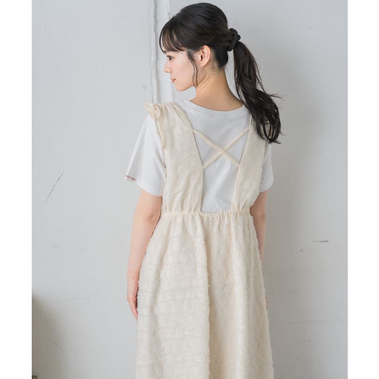 リボンギャザーノースリOP | RETRO GIRL | 詳細画像9 