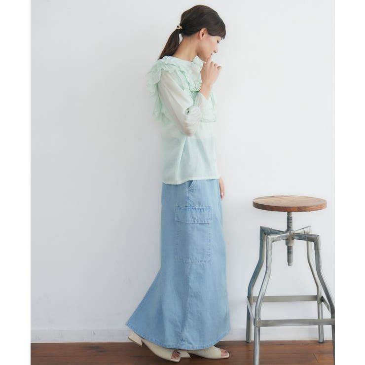 肩フリルシアーBL | RETRO GIRL | 詳細画像11 