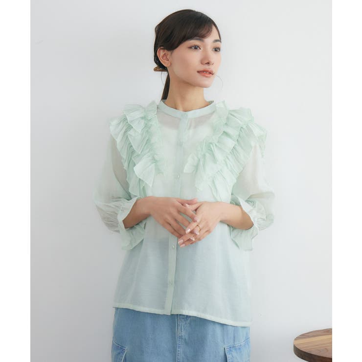 肩フリルシアーBL | RETRO GIRL | 詳細画像14 