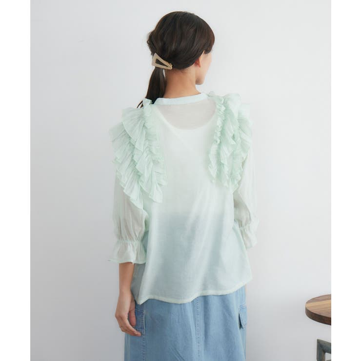 肩フリルシアーBL | RETRO GIRL | 詳細画像17 