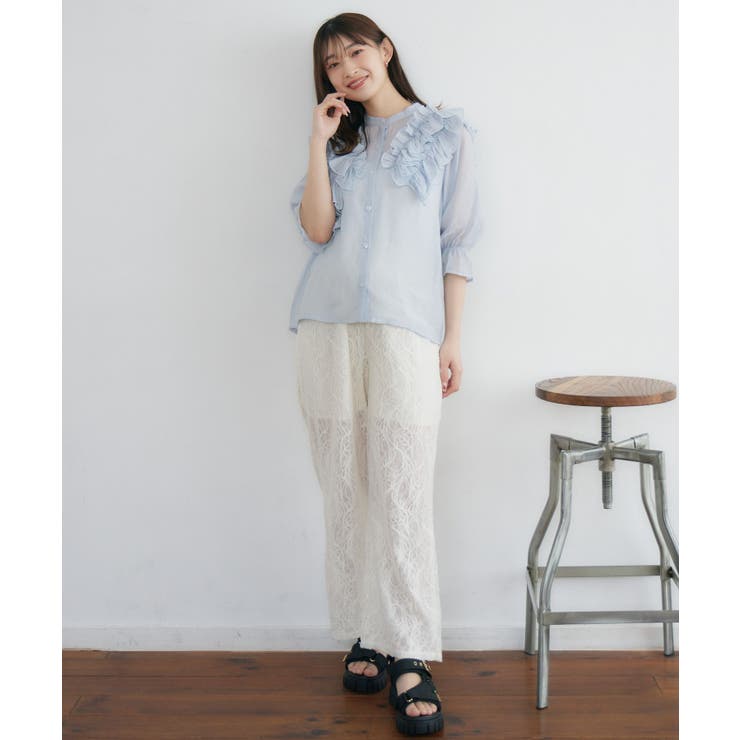 肩フリルシアーBL | RETRO GIRL | 詳細画像18 