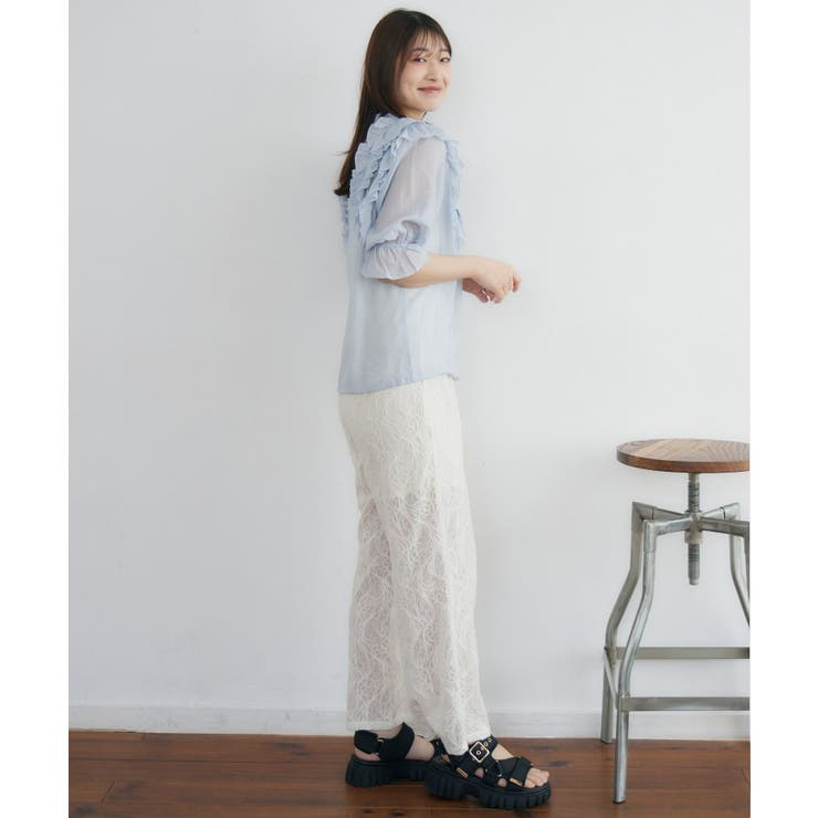 肩フリルシアーBL | RETRO GIRL | 詳細画像19 