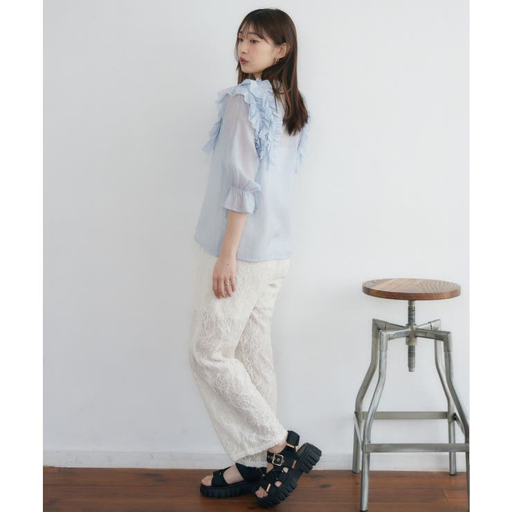 肩フリルシアーBL | RETRO GIRL | 詳細画像20 
