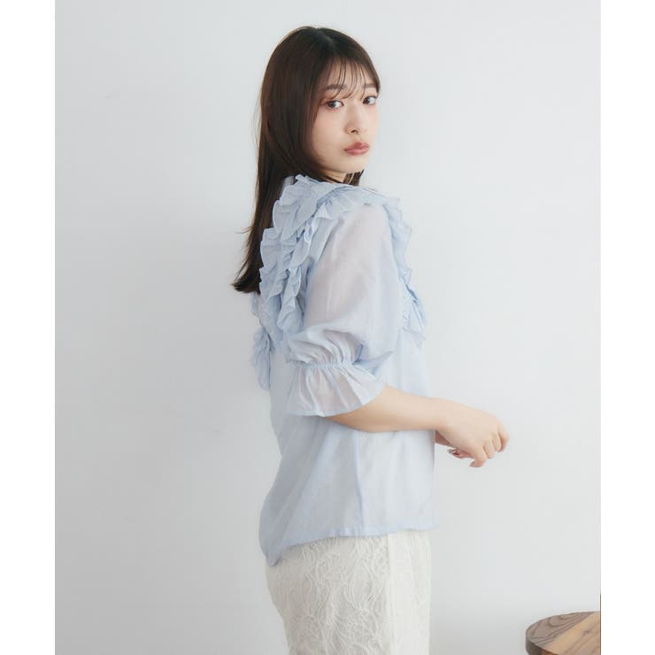 肩フリルシアーBL | RETRO GIRL | 詳細画像23 