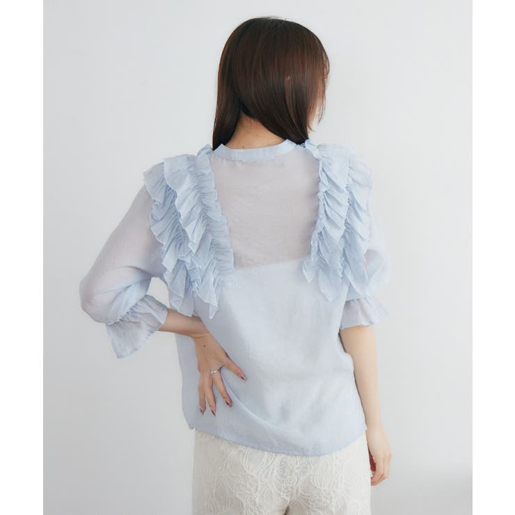 肩フリルシアーBL | RETRO GIRL | 詳細画像25 