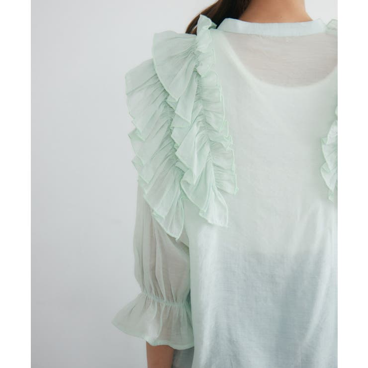 肩フリルシアーBL | RETRO GIRL | 詳細画像32 