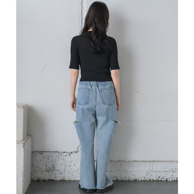 5分袖ZIPカーデ | RETRO GIRL | 詳細画像13 